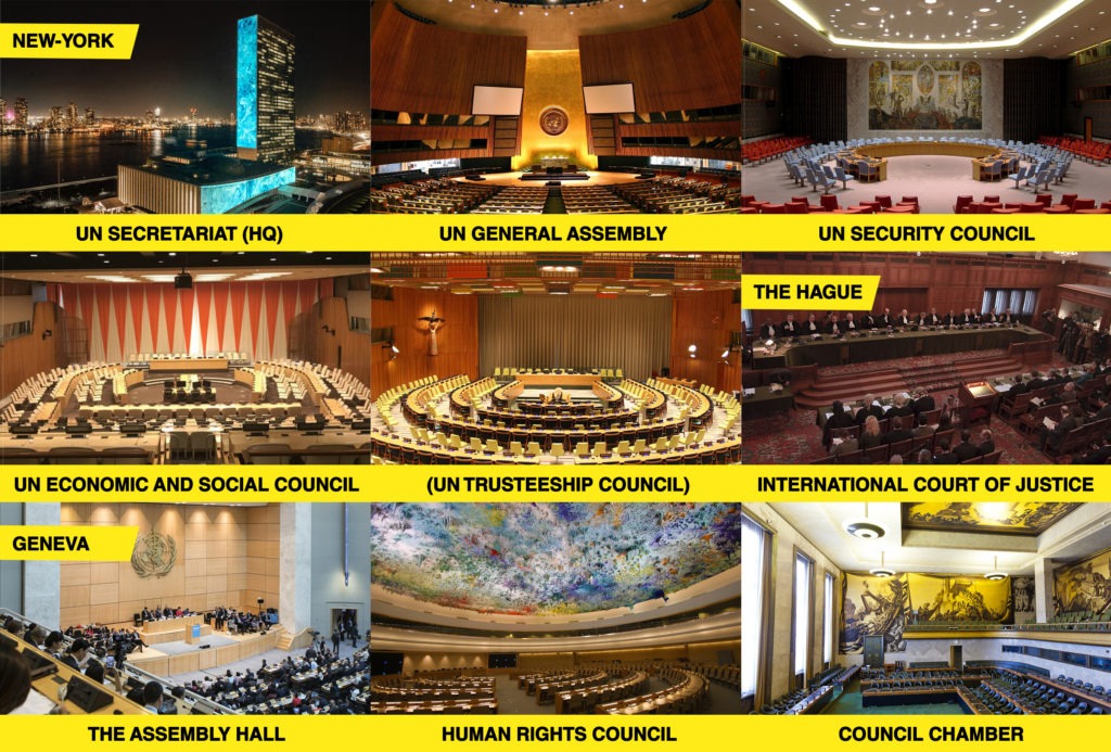 building, chambers, assembly of united nations in new york, geneva, the hague
